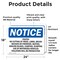 Signmission Posted No Cutting Of Trees Limbs Brush, 24 in W x Rectangle, Vinyl Decal OS-2PACK-NS-D-1824-L-17718 - alternate 2